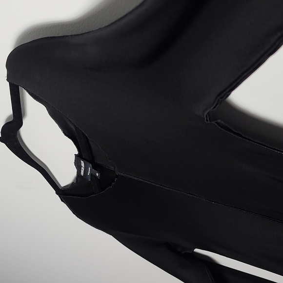 GIORGIO ARMANI Black Long Sleeve Sheath Dress Scooo Neck Knee-Length Size 40 US4 - Picture 8 of 16